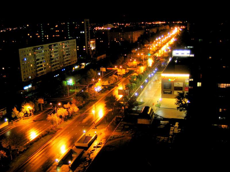 14 000 уличных фонарей освещают Оренбург